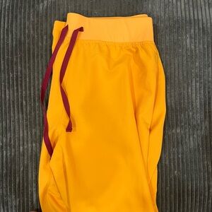 Figs Yellow Drawstring Scrub Pants Yola